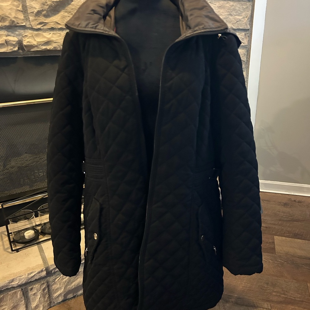 Women's Black Quilted Jacket